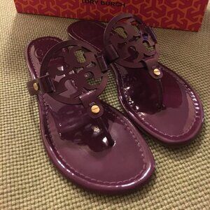 Tory Burch sweet Plum purple Miller Sandals Sz 6.5